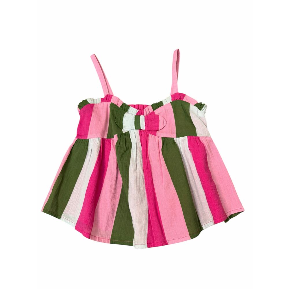 Janie & Jack Raspberry Rose Stripe Tank